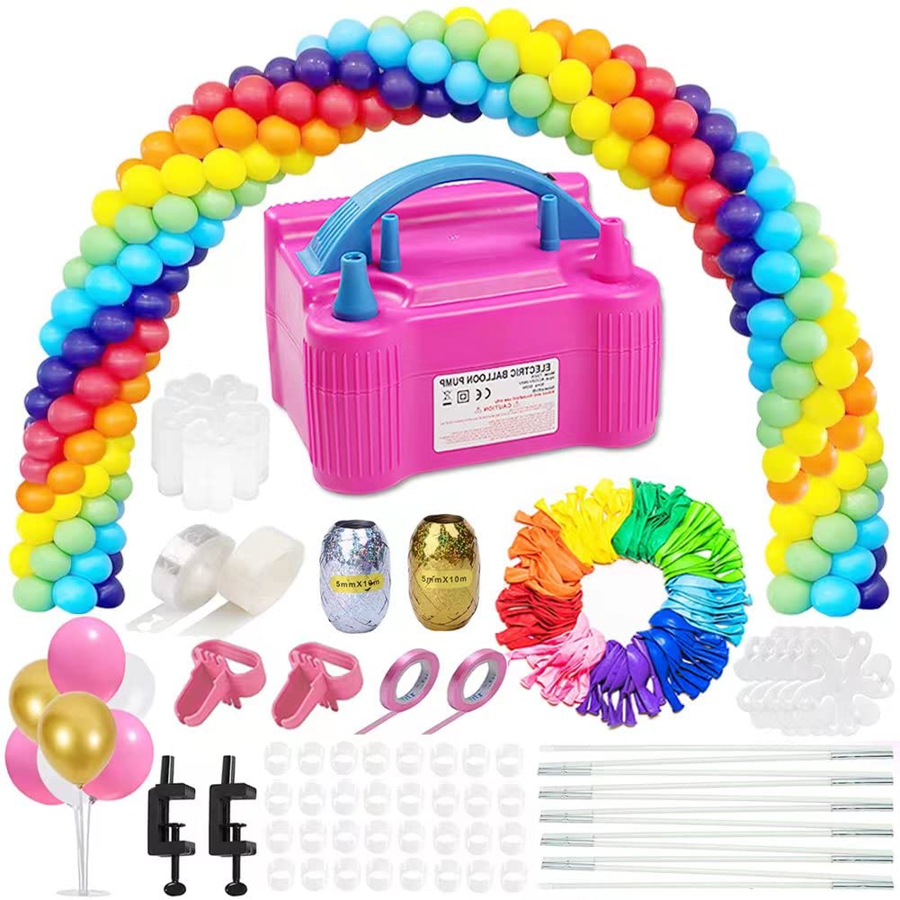 Amazon.com: Balloon Pump Balloon Arch Kit, 170 Pcs Electric